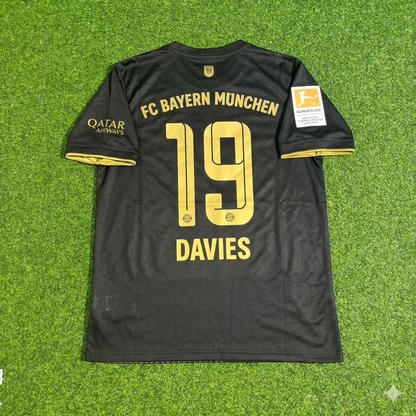 Alphonso Davies Bayern Munich 2021-2022 Away Football Jersey Kit
