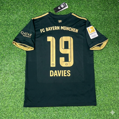 Alphonso Davies Bayern Munich 2021-2022 Oktoberfest Green Special Edition Football Jersey Kit