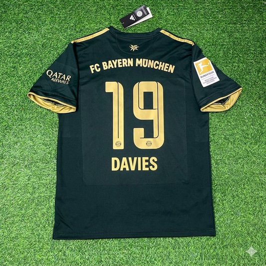 Alphonso Davies Bayern Munich 2021-2022 Oktoberfest Green Special Edition Football Jersey Kit