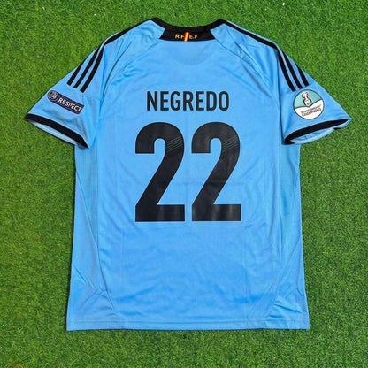 Alvaro Negredo Spain EURO 2012 Final Retro Football Jersey