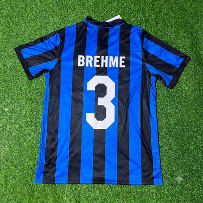 Andreas Brehme Inter 1988/1990 Retro Home Football Jersey Kit Edition 2