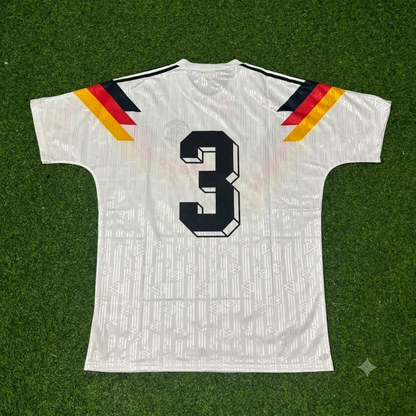 Germany World Cup 1990 Andreas Brehme Deutschland Retro Fußballtrikot