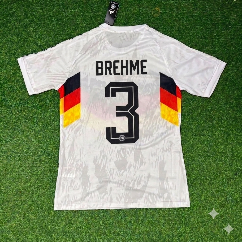 Andreas Brehme #3 Germany Deutschland Special Edition Football Jersey