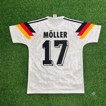Germany World Cup 1990 Andreas Möller Retro Football Jersey Kit
