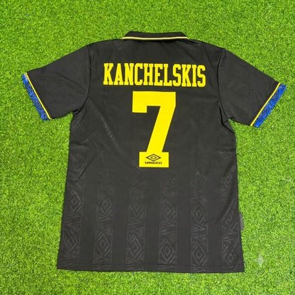 Andrey Kanchelskis Manchester United 1992 1993 Retro Retro Football Jersey Kit
