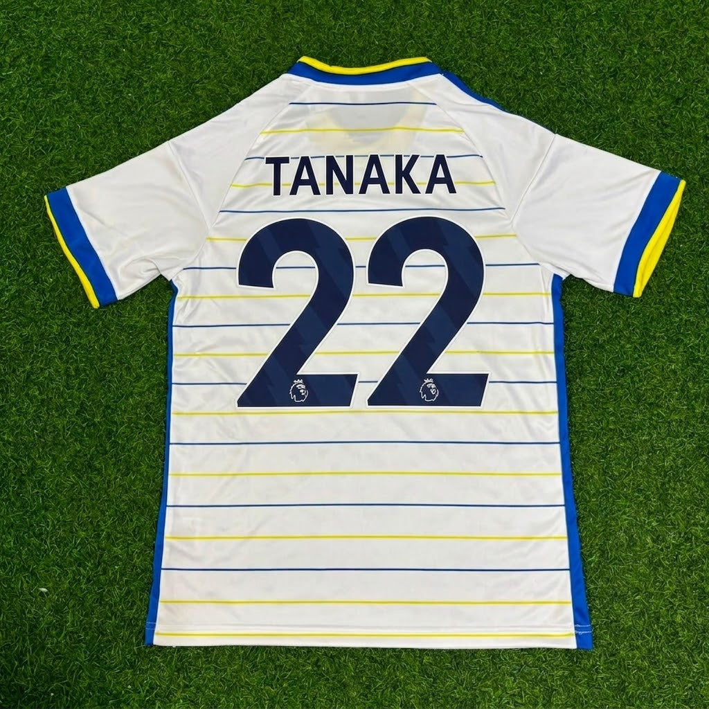 Ao Tanaka Leeds United Home 2027 Soccer Football Jersey