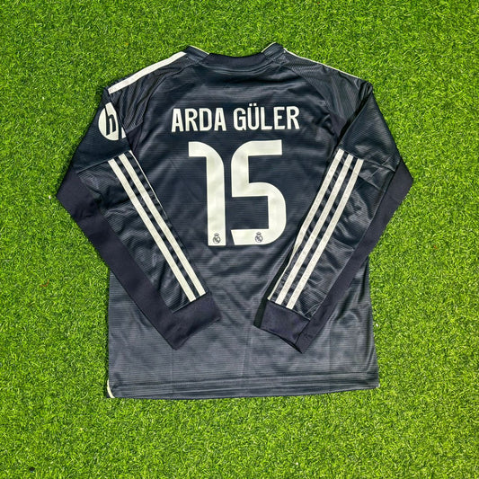 Arda Guler Real 2026 Black Away Long Sleeve Jersey