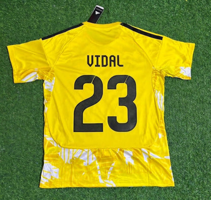 CSD Colo-Colo Arturo Vidal Yellow Football Jersey