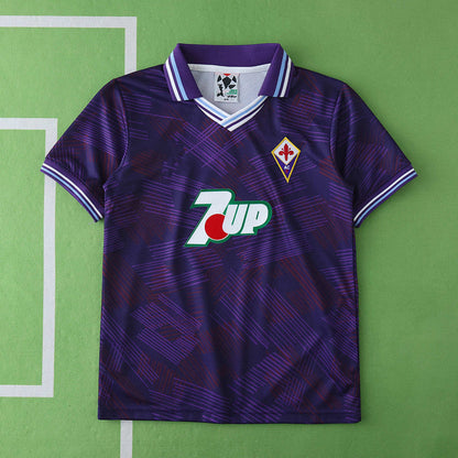Fiorentina 1992/1993 Home Kids Retro Football Jersey