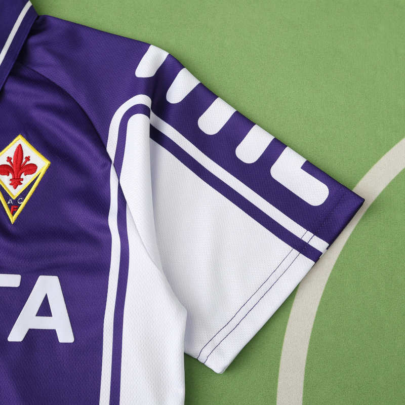 Fiorentina 1999/2000 Season Home Retro Football Jersey