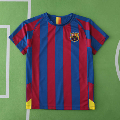 Barcelona 2005 Season Home Kids Retro Football Jersey
