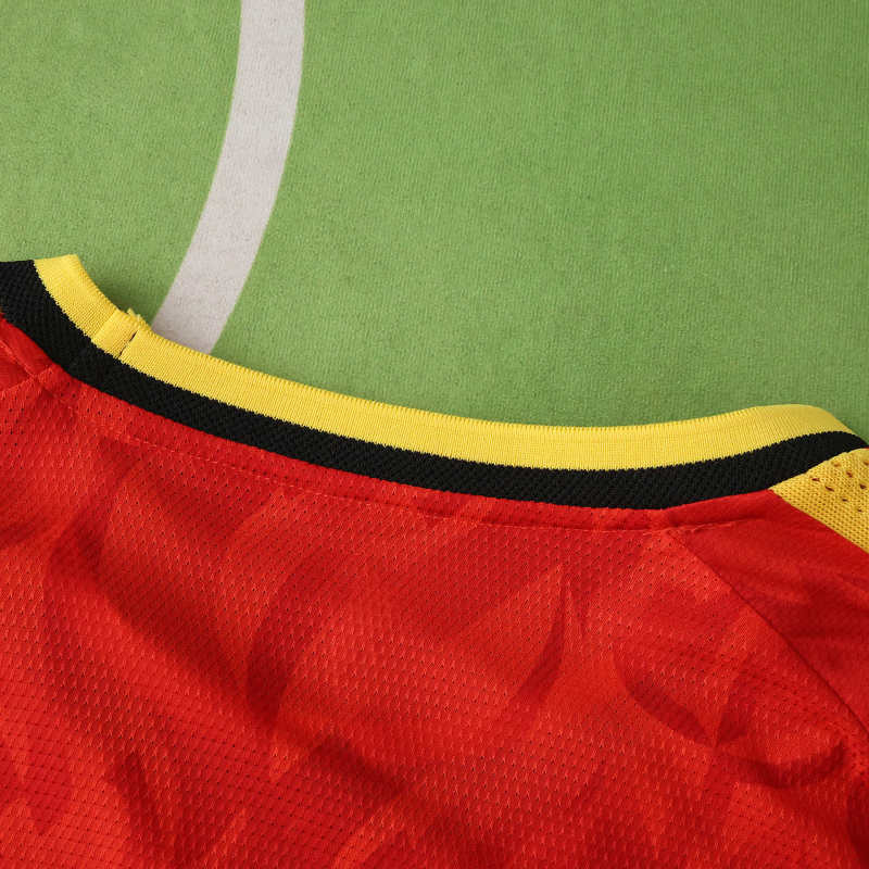 Belgium 2026 Home Long Sleeve Soccer Kit Football Jersey