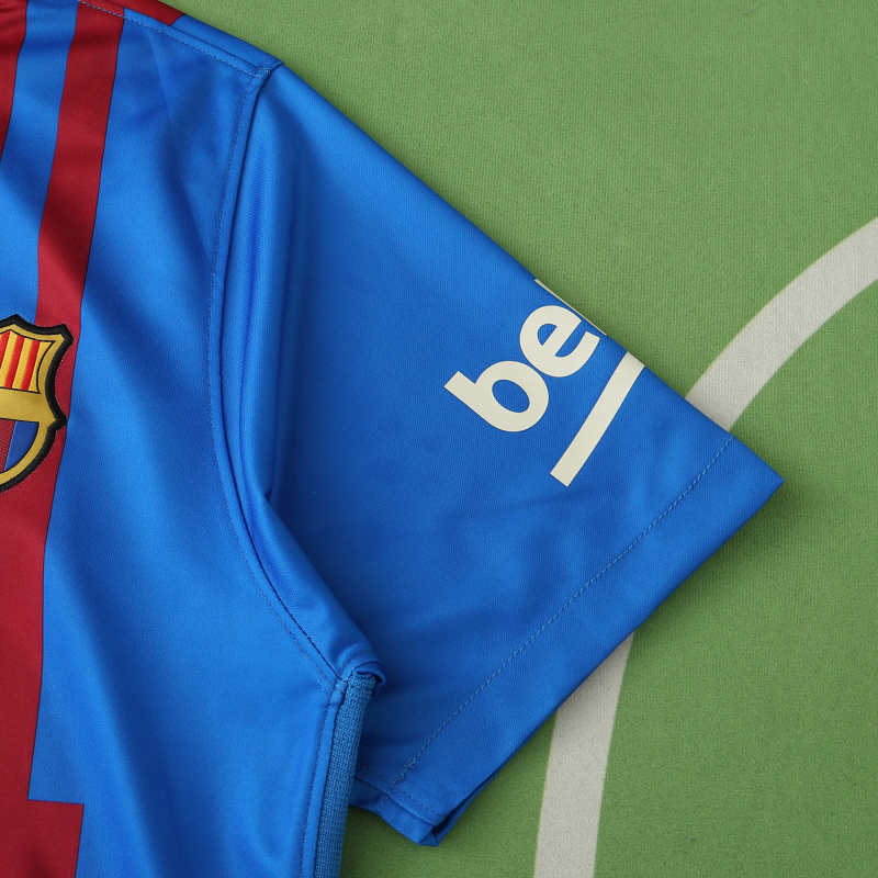 Barcelona 2021/22 Season Home Retro Football Jersey
