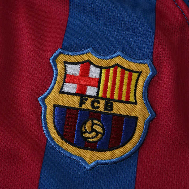 Barcelona 2005 Season Home Kids Retro Football Jersey