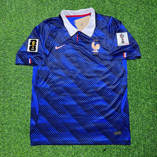 France World Cup 2026 Manu Kone #6 Home Blue Football Jersey