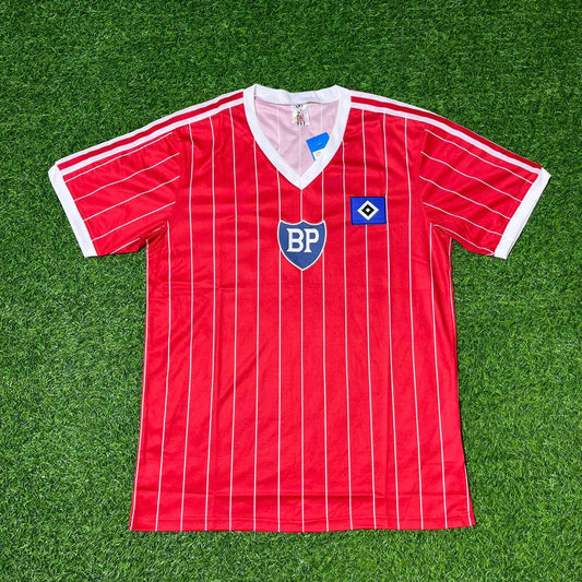 Hamburger SV Retro Heimtrikot 1984 Rot Fußball Hamburg Retro