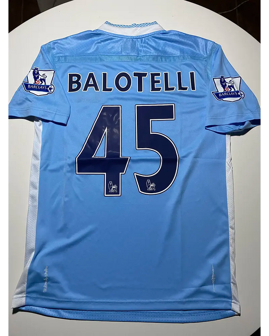 Mario Balotelli - Manchester City 2011 Retro Jersey Trikot