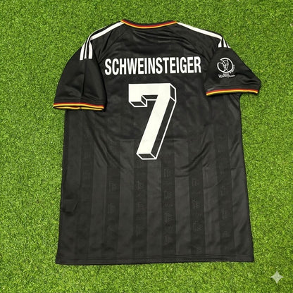 Germany World Cup 2002 Bastian Schweinsteiger Black Special Retro Football Jersey