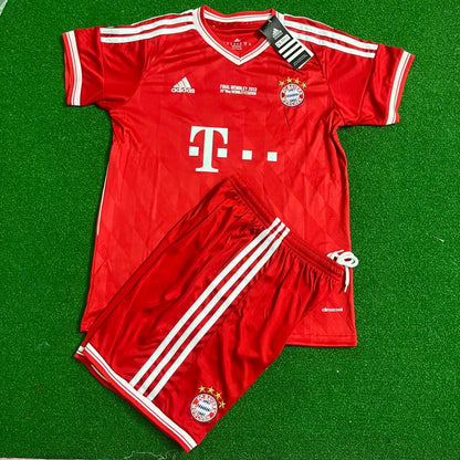 Bastian Schweinsteiger Bayern Munich 2013 Final Kids Kit Football Jersey Kit for Children