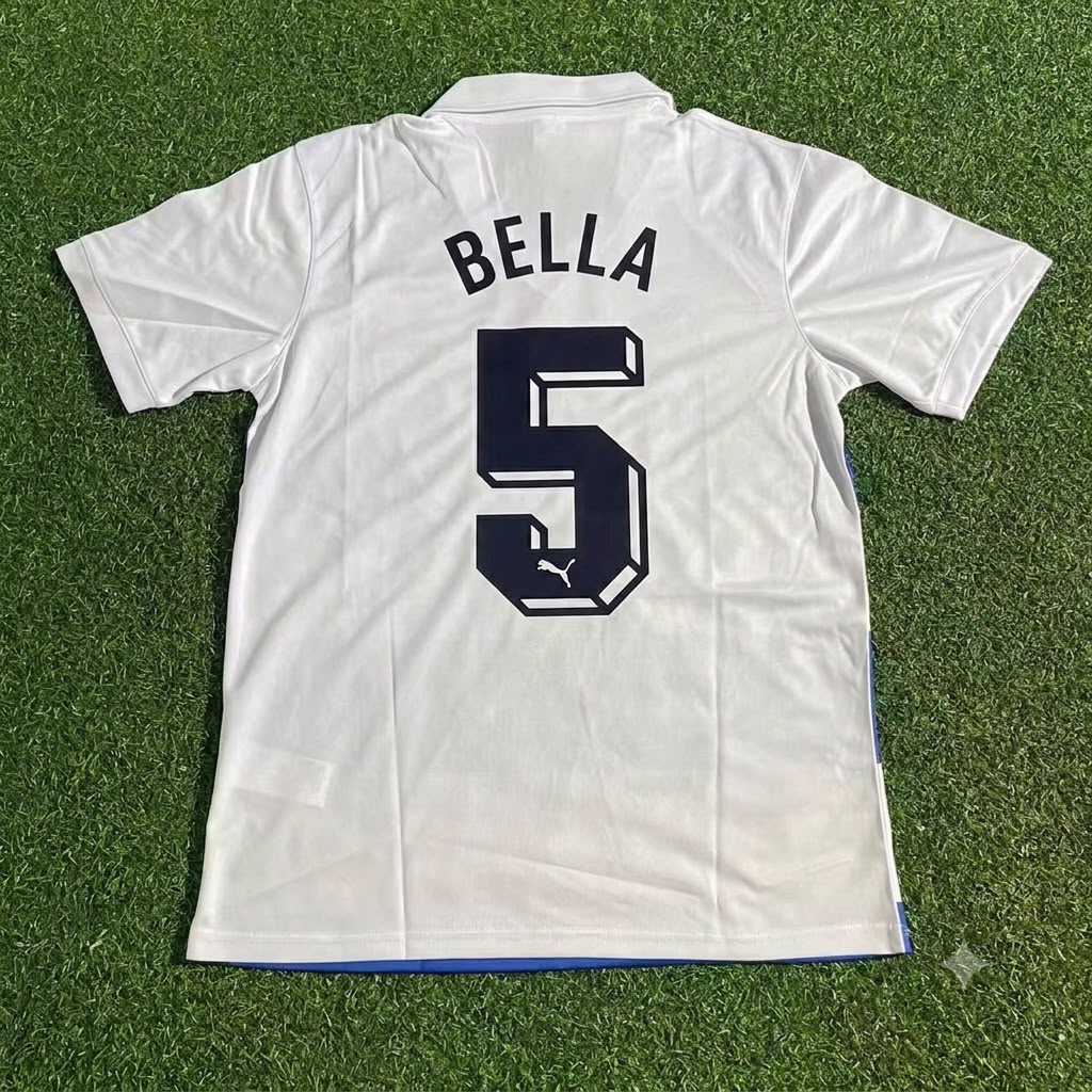 Michael Bella MSV Duisburg Heim Retro Special Fussballtrikot Jersey