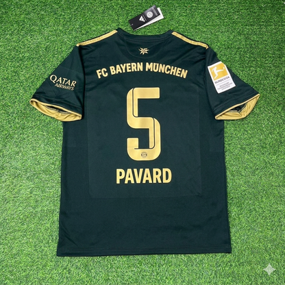 Benjamin Pavard Bayern Munich 2021-2022 Oktoberfest Green Special Edition Football Jersey Kit