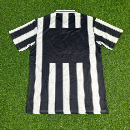 Besiktas 1996/1997 Black White Retro Forma Football Football Jersey