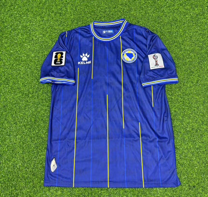 Bosnia and Herzegovina World Cup 2026 Ivan Basic Blue Football Jersey