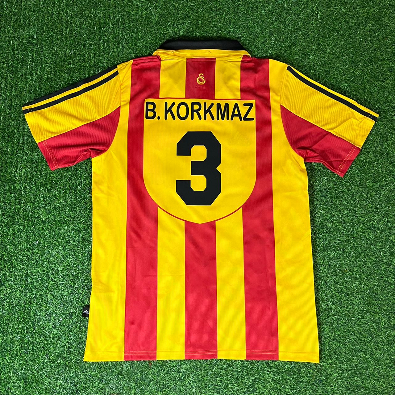 Bulent Korkmaz Galatasaray UEFA 2000 Retro Nostalji Formasi Football Home Football Jersey