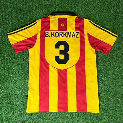 Bulent Korkmaz Galatasaray UEFA 2000 Retro Nostalji Formasi Football Home Football Jersey