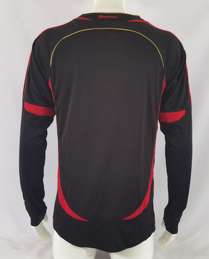 Milan 2006/07 Retro Black Long sleeve Football Jersey