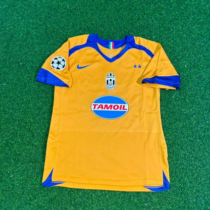 Emerson #18 Juventus 2005-2006 Yellow Third Retro Football Jersey Paradise Edition