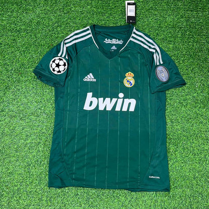 Cristano Ronaldo #7 Real Madrid 2012-2013 Champions League Green Jersey Soccer Shirt