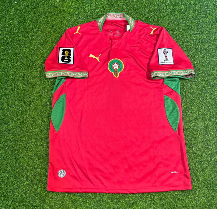 Morocco World Cup 2026 Yassine Bounou Home Red Football Jersey