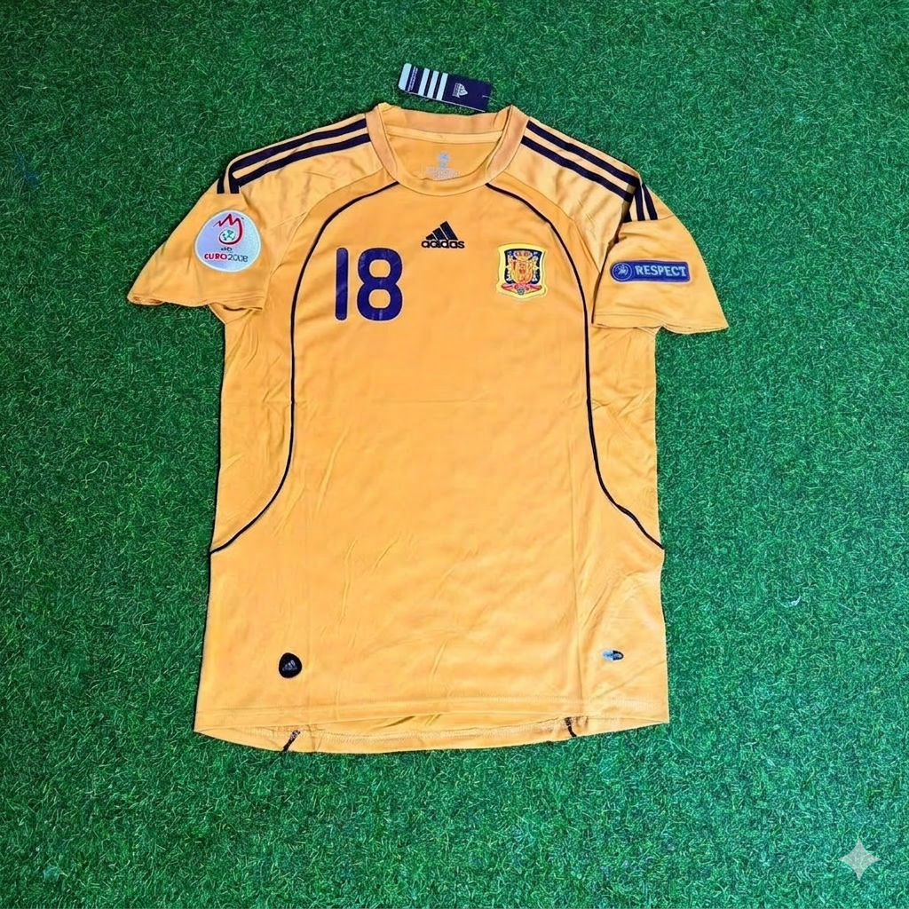 Spain EURO 2008 Álvaro Arbeloa 18- Retro Football Jersey