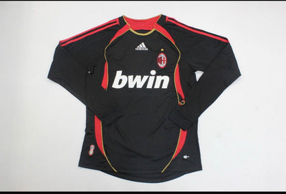 Milan 2006/07 Retro Black Long sleeve Football Jersey