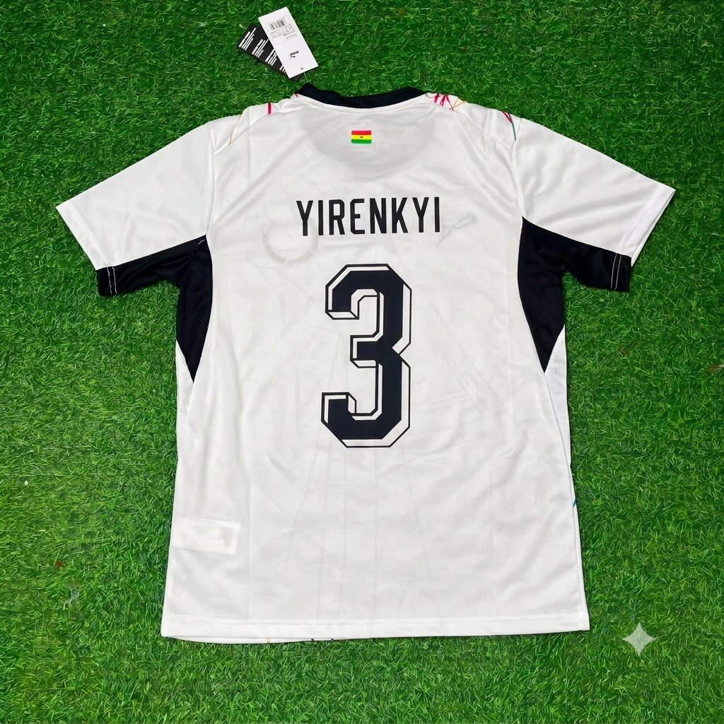 Caleb Yirenkyi Ghana World Cup 2026 National Team Football Jersey