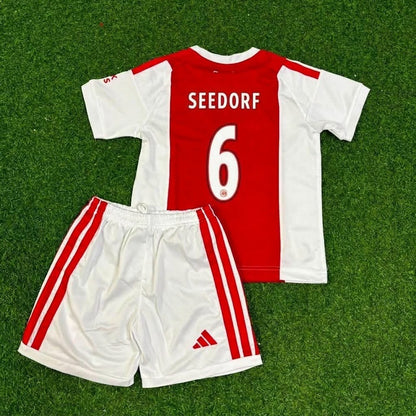 Ajax Clarence Seedorf White Retro Kids Football Jersey