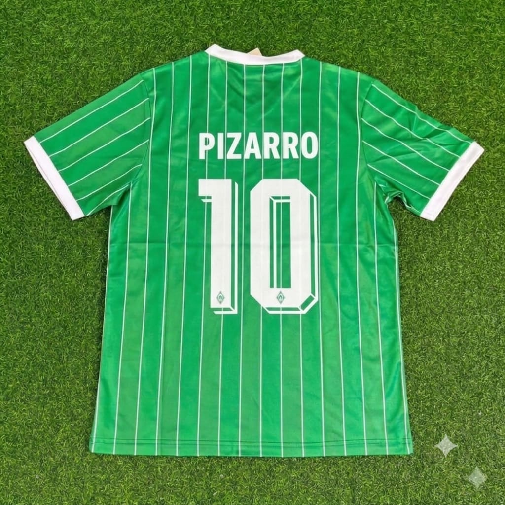 Claudio Pizarro Werder Bremen Commemorative Heim Retro Fußballtrikot Jersey