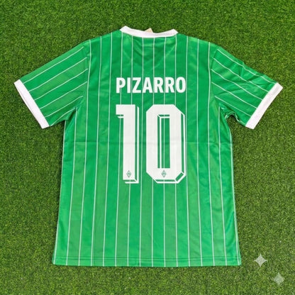 Claudio Pizarro Werder Bremen Commemorative Heim Retro Fußballtrikot Jersey