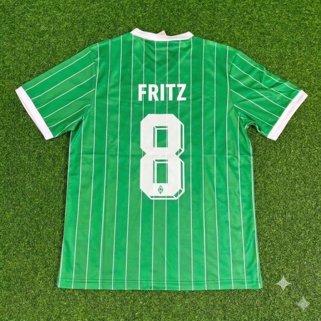 Clemens Fritz Werder Bremen Commemorative Heim Retro Fußballtrikot Jersey