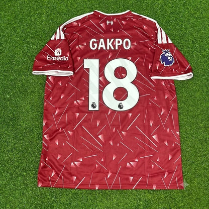 Cody Gakpo Liverpool 2027 Red Home Football Jersey Kit