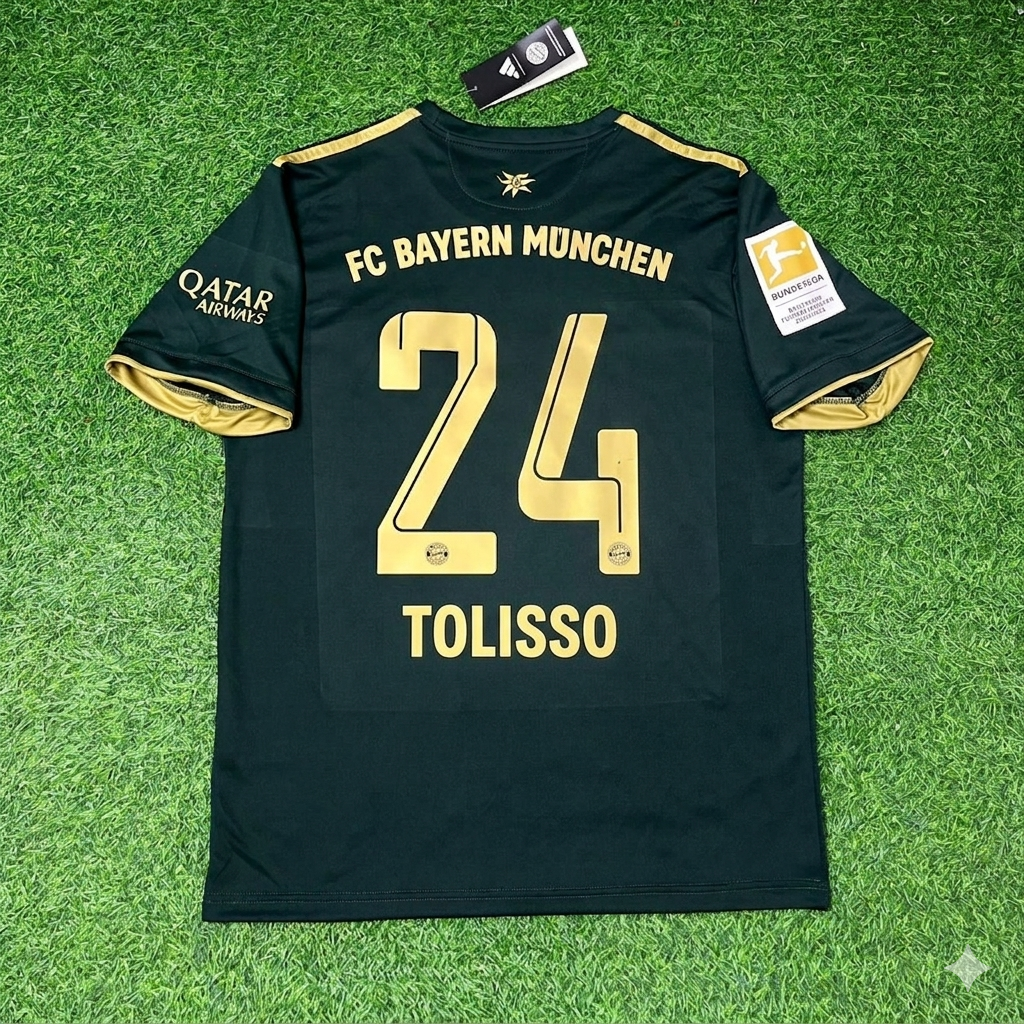 Corentin Tolisso Bayern Munich 2021-2022 Oktoberfest Green Special Edition Football Jersey Kit