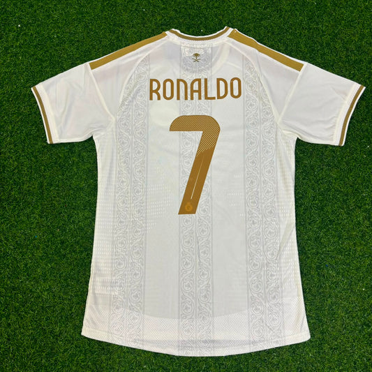 Cristiano Ronaldo Al Nassr 2027 White Football Jersey