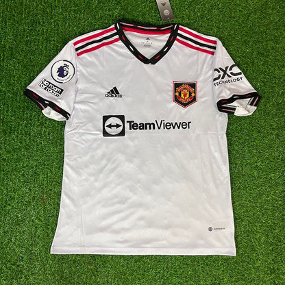 Cristiano Ronaldo Manchester United White 2022 2023 Premier League Football Jersey