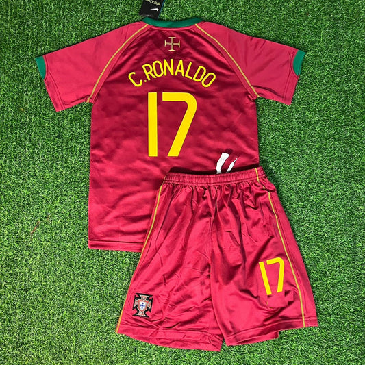 Portugal Cristiano Ronaldo 2006 Kids Kit KinderTrikot Soccer Kit