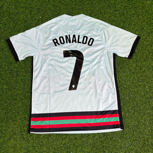Portugal EURO 2020 Cristiano Ronaldo Retro Away Football Jersey