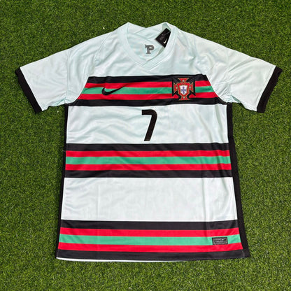 Portugal EURO 2020 Cristiano Ronaldo Retro Away Football Jersey