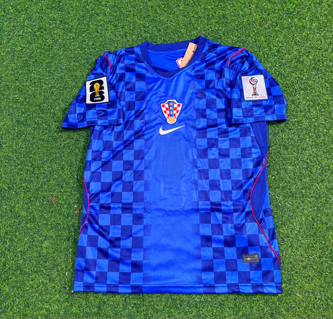Petar Sucic Croatia 2026 World Cup Away Blue Football Jersey