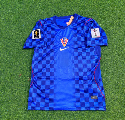 Andrej Kramaric Croatia 2026 World Cup Away Blue Football Jersey