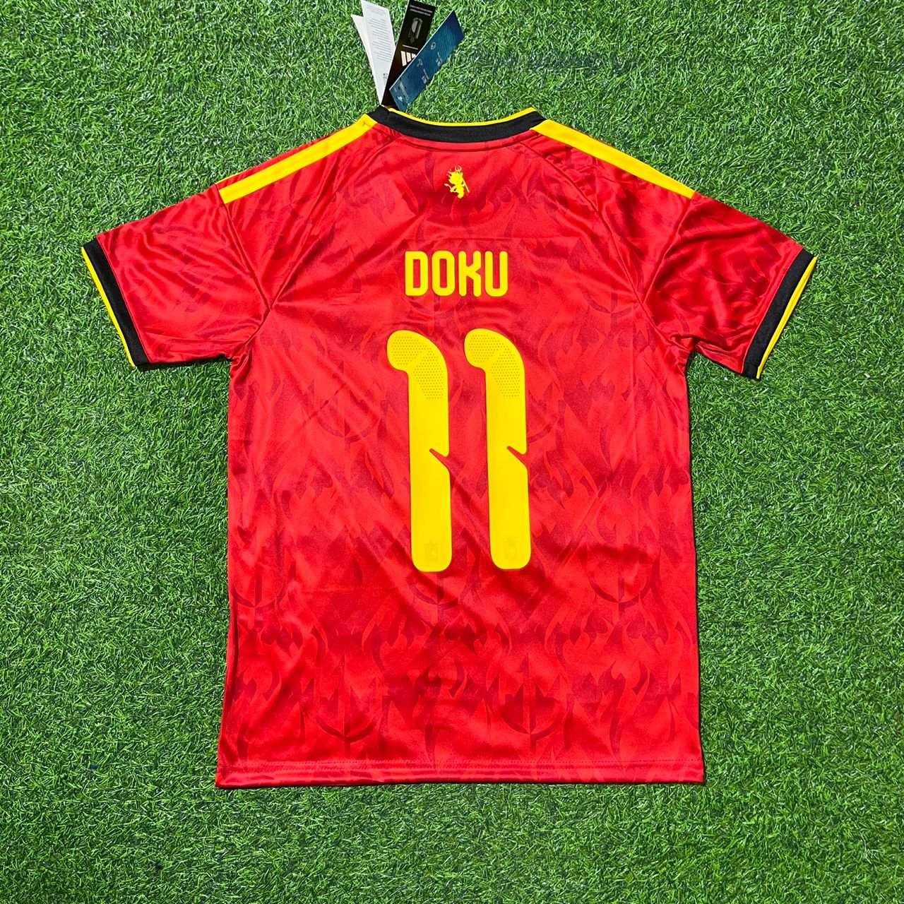 Jeremy Doku Belgique Belgien Belgie 2026 World Cup Football Jersey Kit